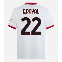 Dres AC Milan Emerson Royal #22 Preč 2024-25 Krátky Rukáv